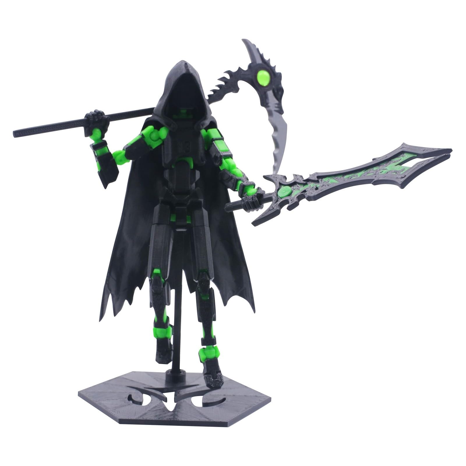 Amazon.com: T13 Action Figure Cape Warrior,Cool 3D Printed Caped